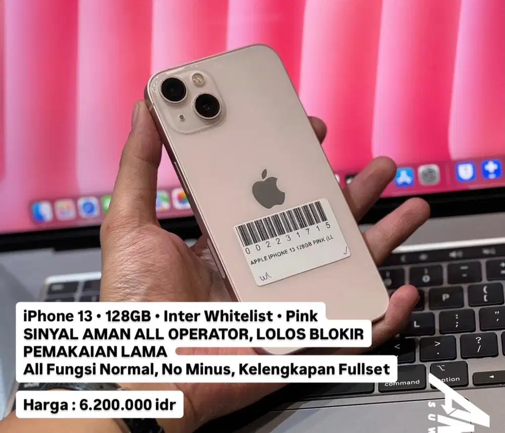 Second Iphone 13 128gb Permanen