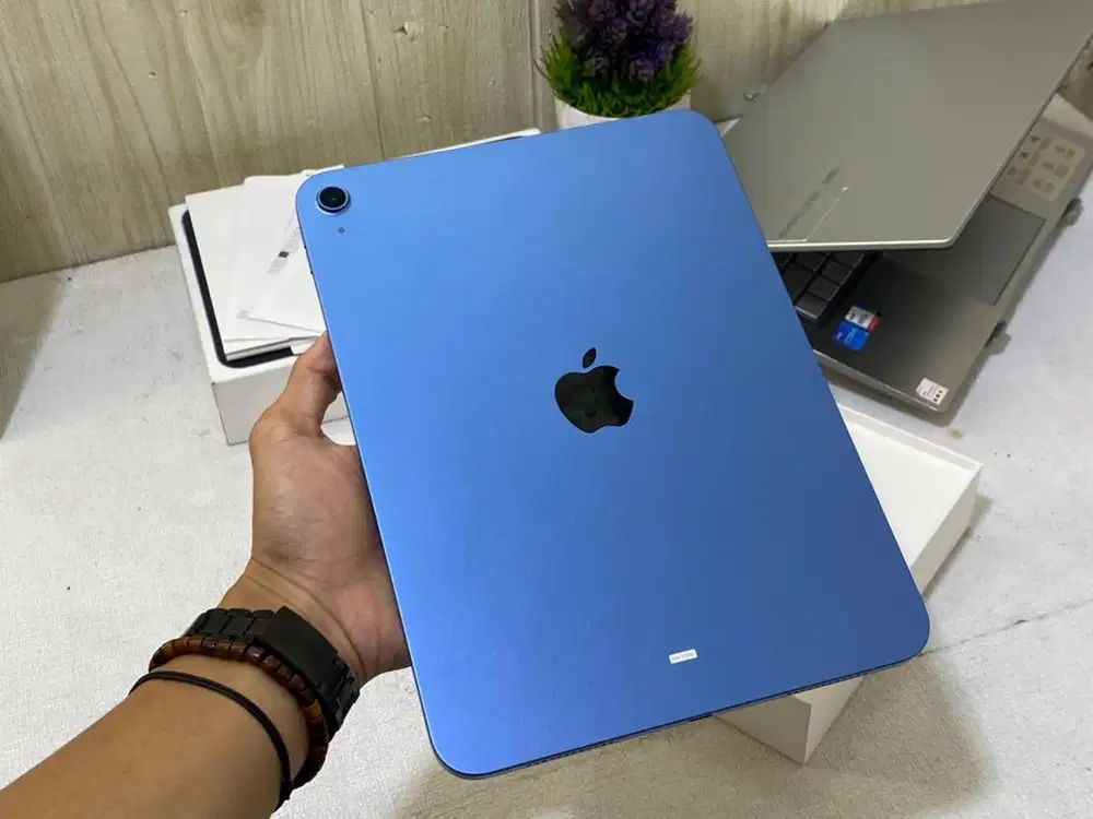 Apple Ipad A16 128 GB iBox Gen 11 Sierra Blue BH 100 Mulus Fullset