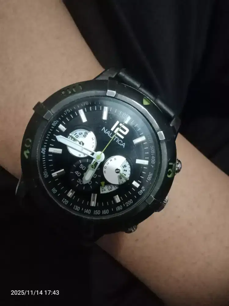 Jam NAUTICA - NORMAL & ORIGINAL ( diameter kurleb 43mm )