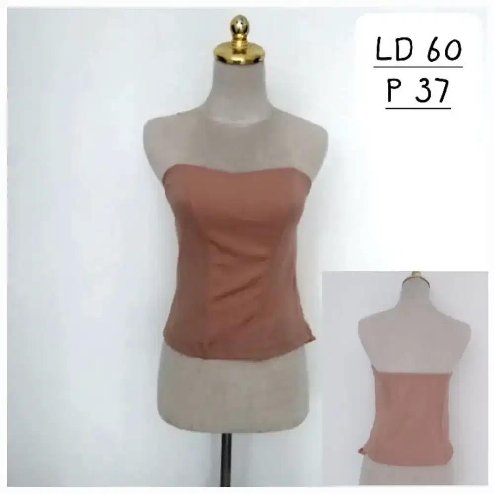 Bustier kemben kamisol BOA size L, preloved