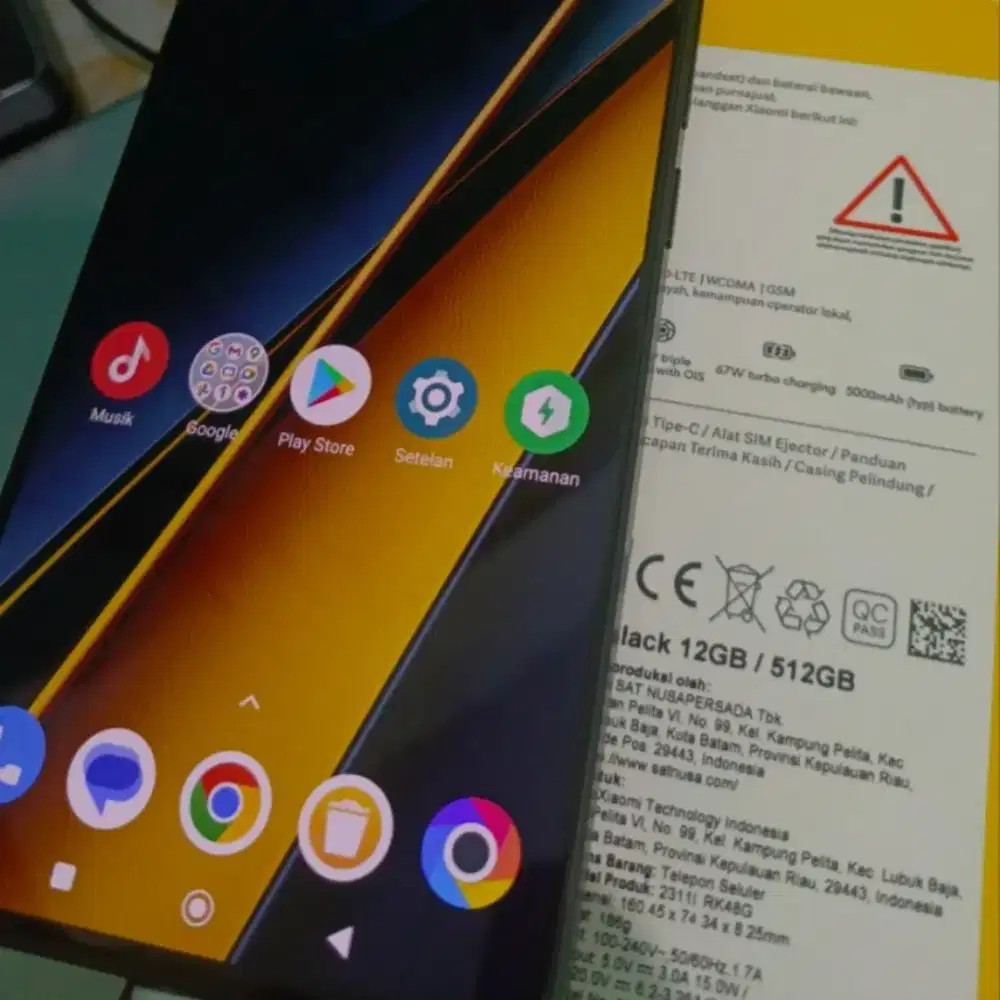 Poco X6 Pro 12/512gb lok pembangunan, lecet pemakaian