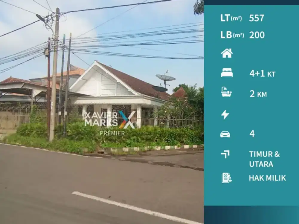 Dijual Rumah Hook Klojen Malang Bangunan Terawat