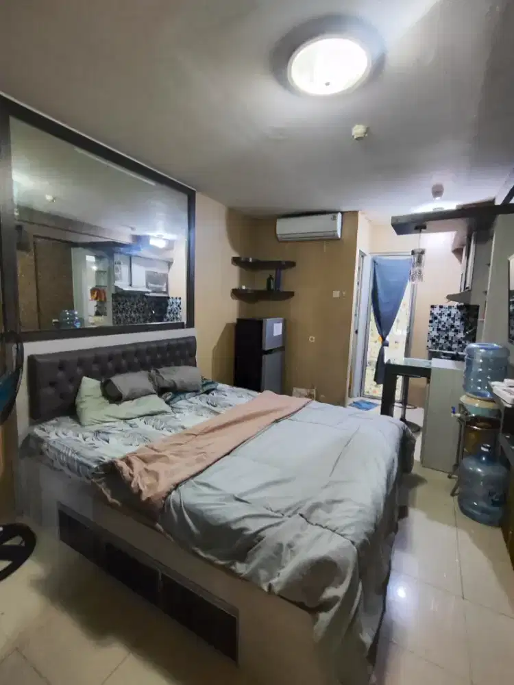 Readdy kembali apartemen Bassura type studio sewa  stock lantai rendah