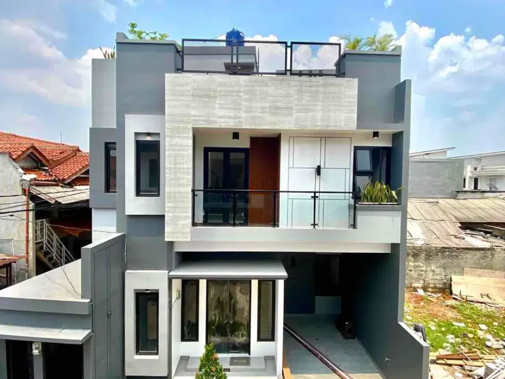 Dijual Rumah Moderen 2 Lantai Pejaten Timur Jakarta Selatan