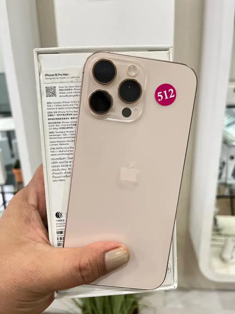 Iphone 16 promax 512 gb imei aman all provider bisa semua kartu