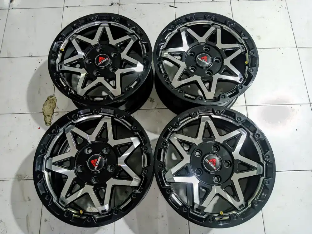 R15 Rockstar WLCROK L7rata Et35 5x114 2nd Rasa baru