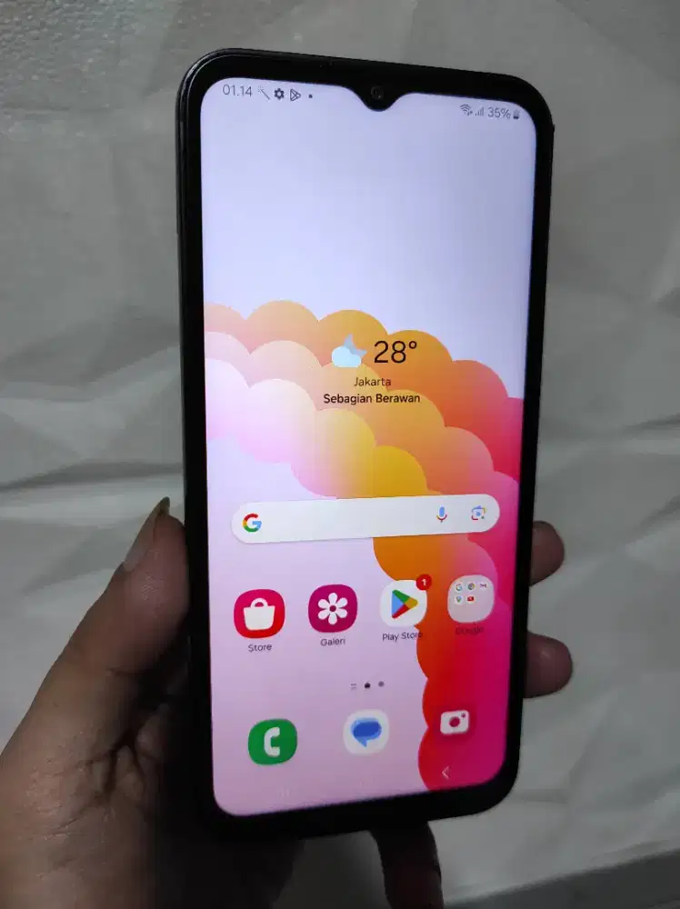 Samsung a14 6/128 original,hp carger ori,dus entah dmn,pemakaian anak