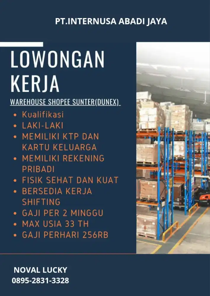 LOWONGAN KERJA DAILY WORKER