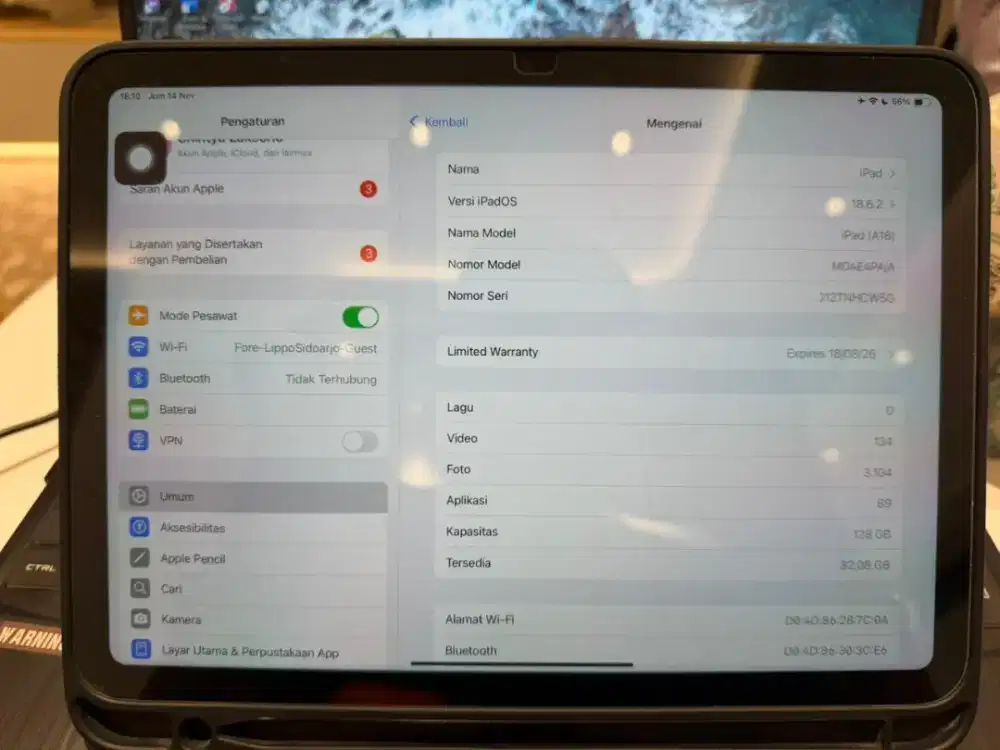 ipad gen 11 2025 like new