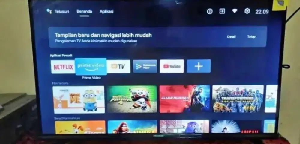 Hisense smart TV android LED 32inch