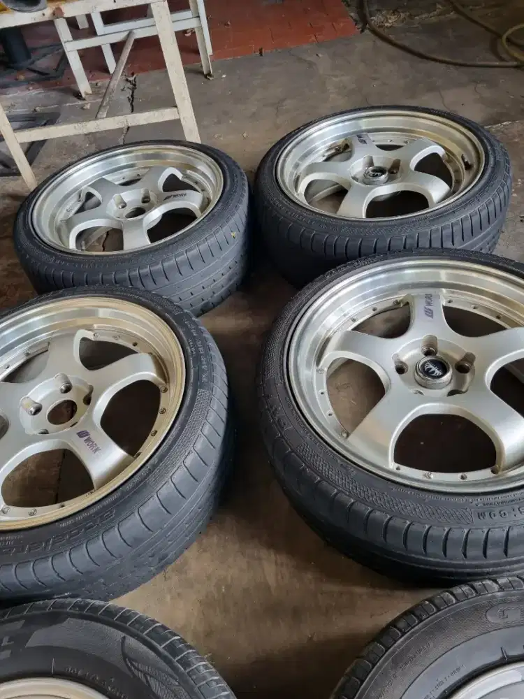 Velg workmeister ring 18 5x114 lebar 8 et 38