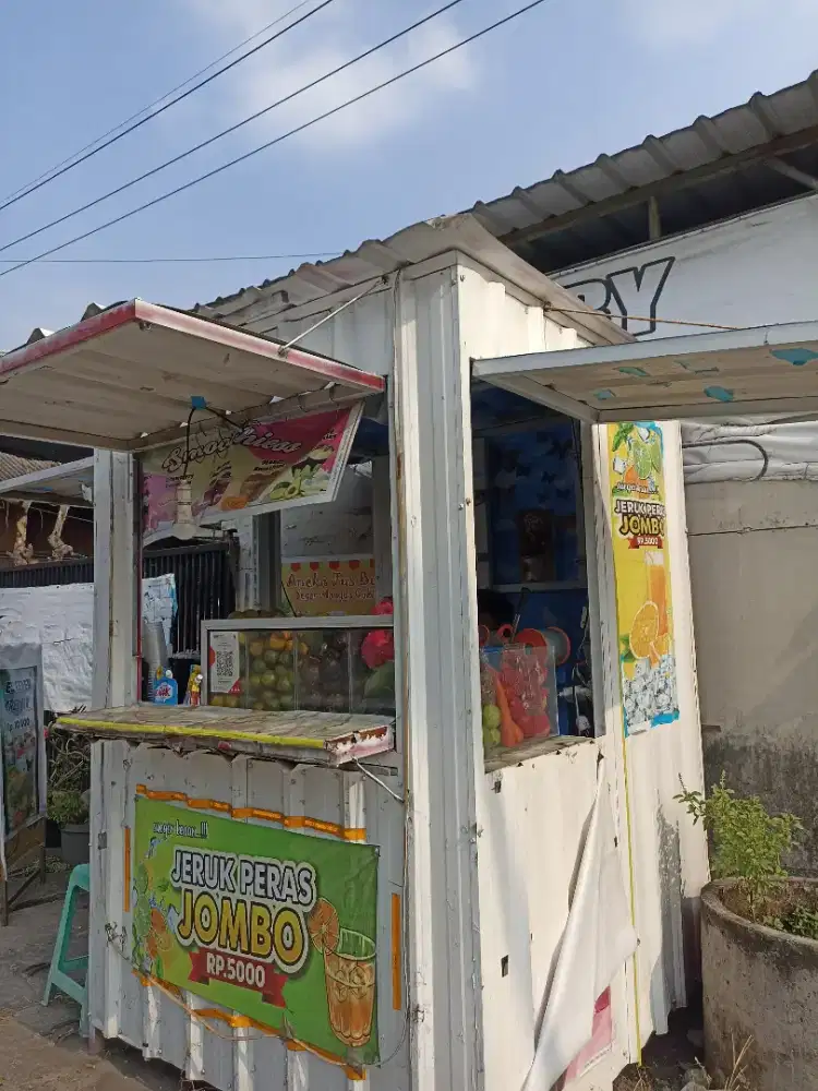 Dijual cepat rombong semi kontener