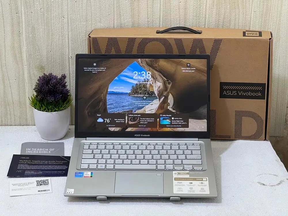 Asus VivoBook A1404ZA i5-1235U RAM 16 SSD 512 Iris Xe Graphics Garansi