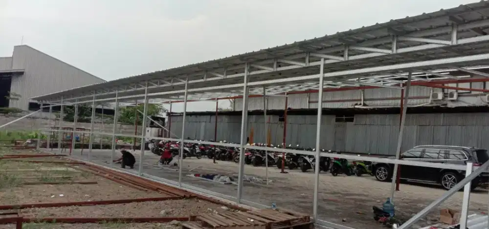 pemasangan atap kanopi bajaringan