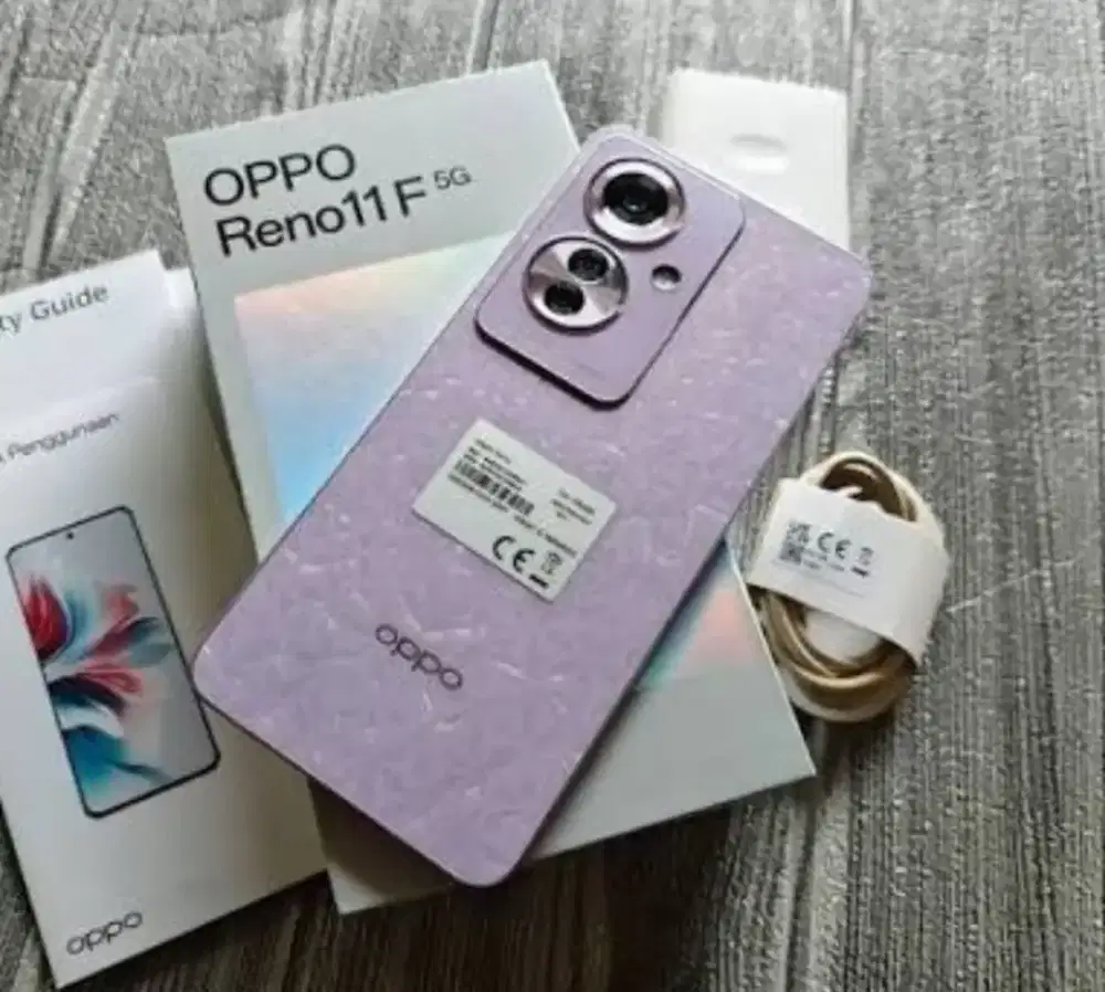 Murah hp Oppo Reno 11F 5G 8/256 LKP, mulus BS TT