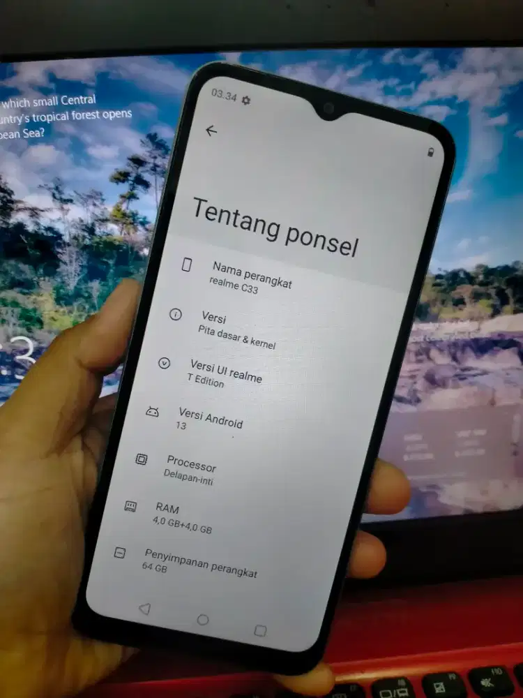 HP REALME C33 RAM 4+4/64GB