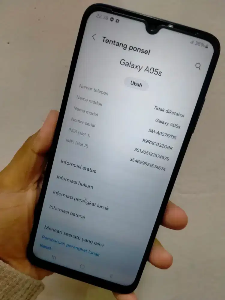 HP SAMSUNG A05S RAM 6/128GB