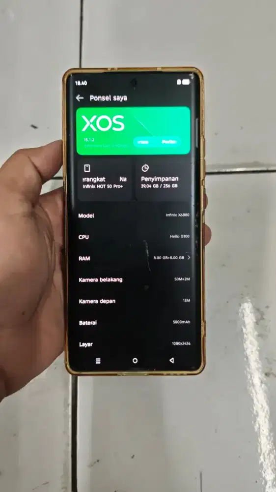 Jual cepat infinxi hot 50 pro plus 8/256