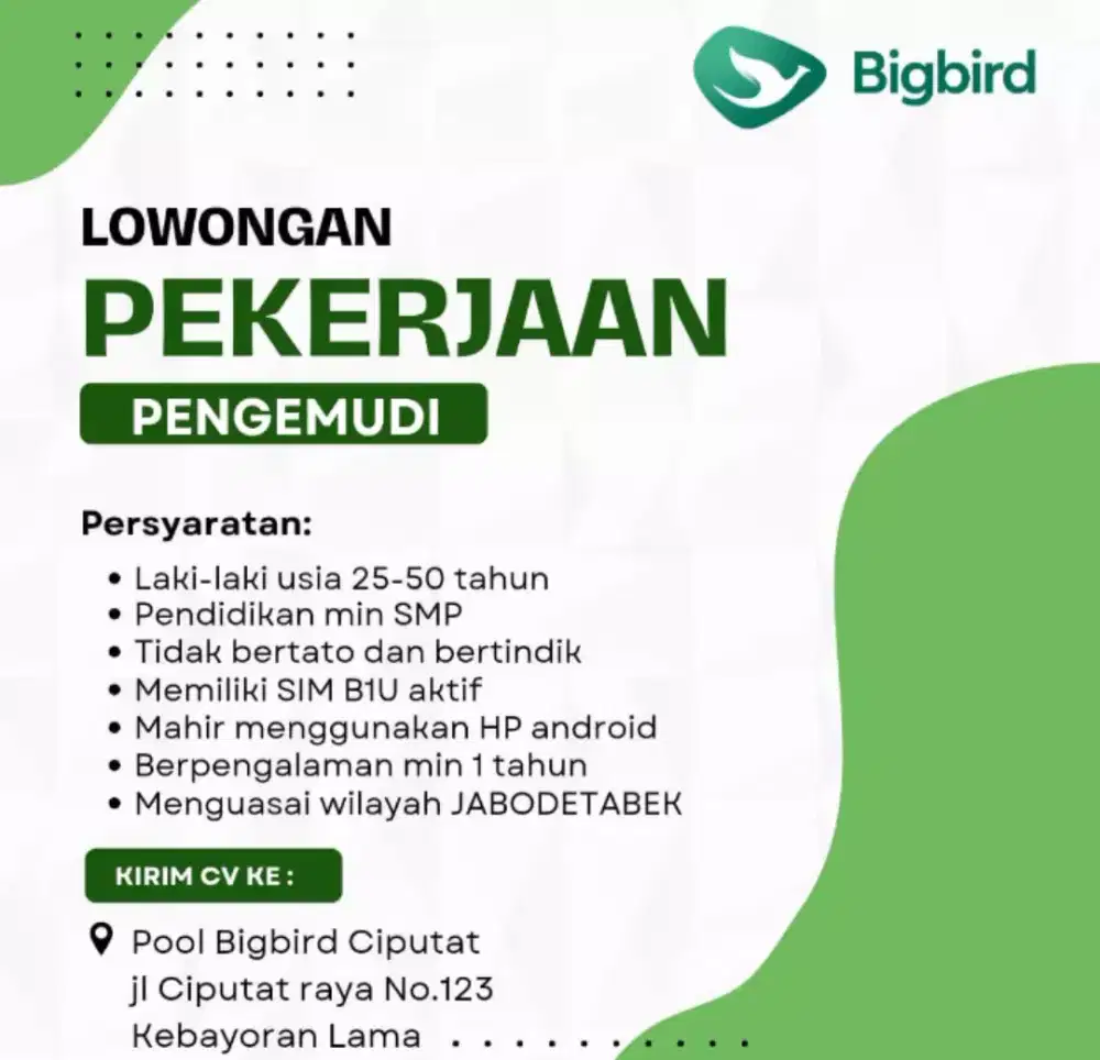 Lowongan pengemudi