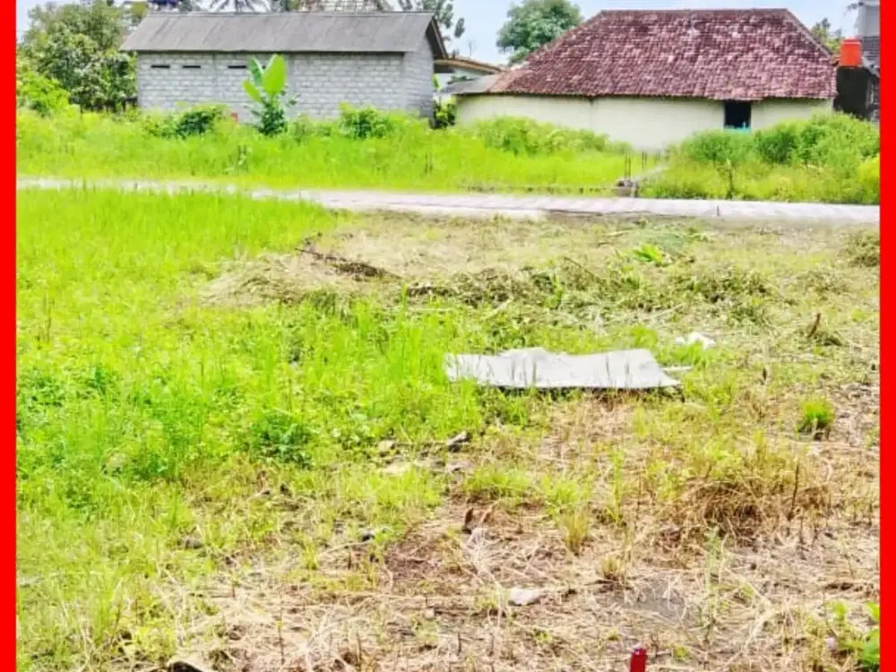 Tanah Kaliurang 6 Menit Dari Pasar Gentan Jogja SHM Pekarangan