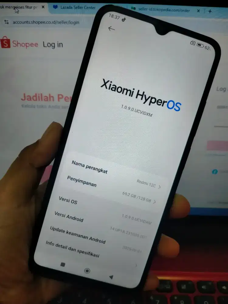 HP XIAOMI REDMI 12C 4G RAM 4/128GB