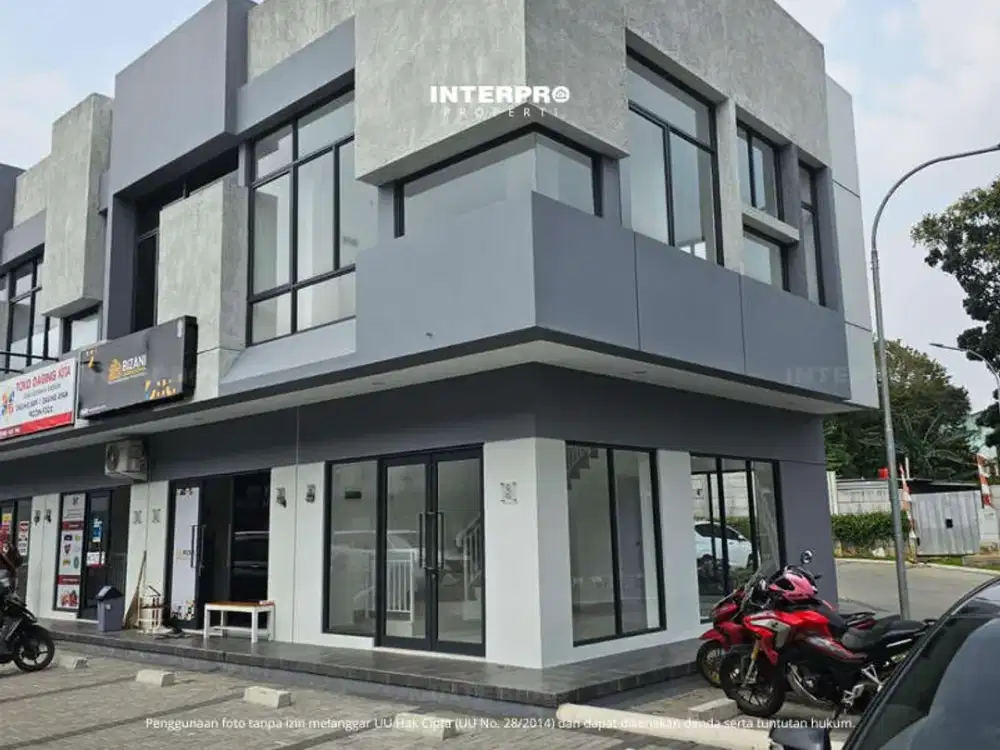 Ruko Hook 2 Lantai Dijual Anggrek Loka BSD Tangerang - Luas 40m2