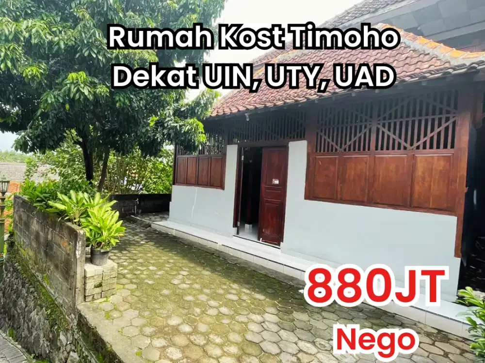 Dijual rumah kost di tengah kota dekat dengan beberapa kampus