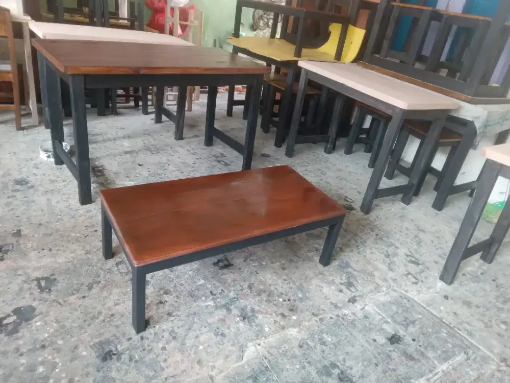 Meja lesehan, meja belajar, meja makan, meja laptop