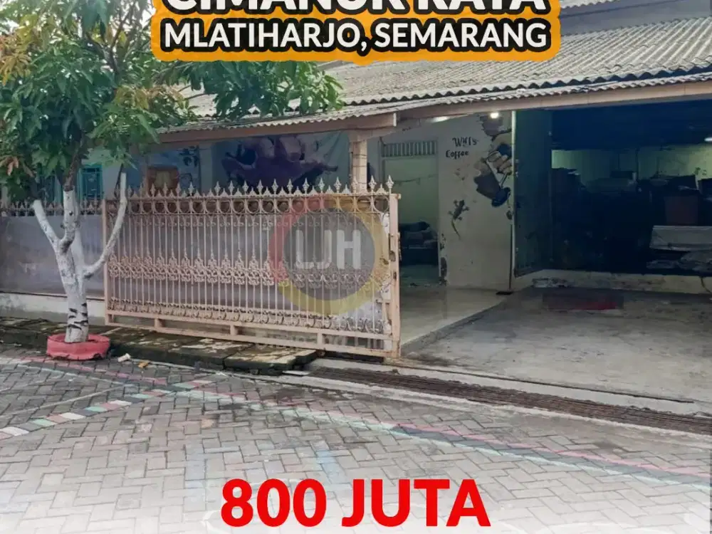 Dijual rumah LT 177 LB 150, Mlatiharjo, Kec. Semarang Timur