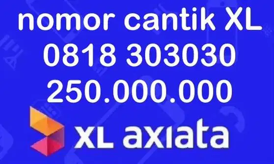Nomor cantik XL 303030 -sim cocok untuk fold 7 ultra iphone 17 pro max