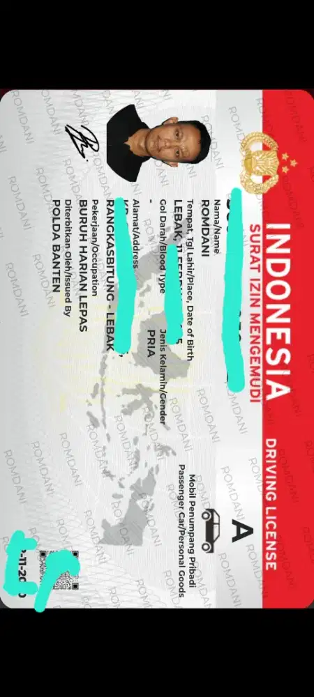 Info driver daerah rangkasbitung dan sekitarnya