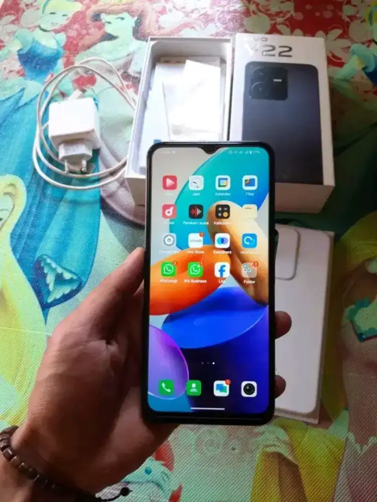 Hp vivo y22 ram 4+4 / 64 jaringan 4G