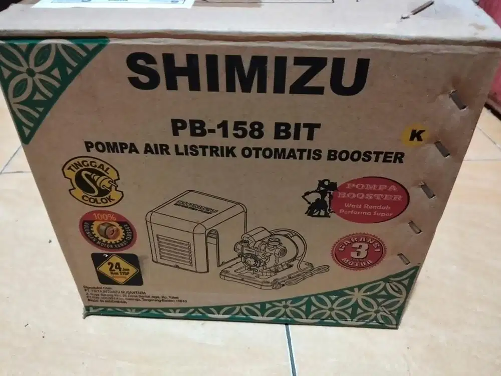 POMPA BOOSTER AIR MERK SHIMIZU