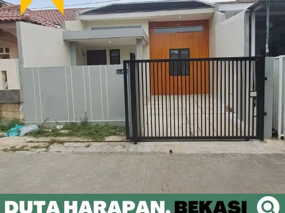 Rumah dijual Baru, Siap Huni, Duta Harapan, 5 Menit Stasiun Bekasi