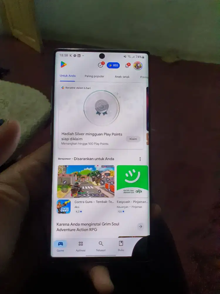 Jual hp samsung note 10 plus 12/256gb ex sein