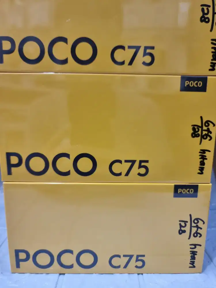 POCO C75 6+6/128 BARU GARANSI RESMI