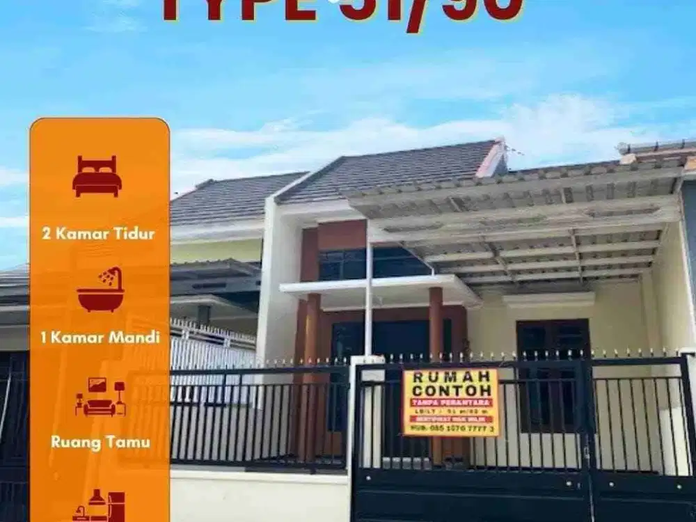 Dijual Rumah Perumahan Dami Permai, Jl Sunan Giri, Pakis, Kab. Malang