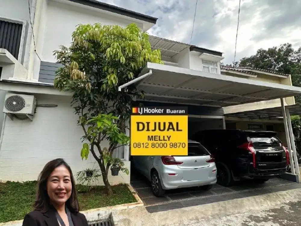 Rumah Bagus Modern Komplek Elang Malindo Curug Indah Jatiwaringin, Jakarta Timur