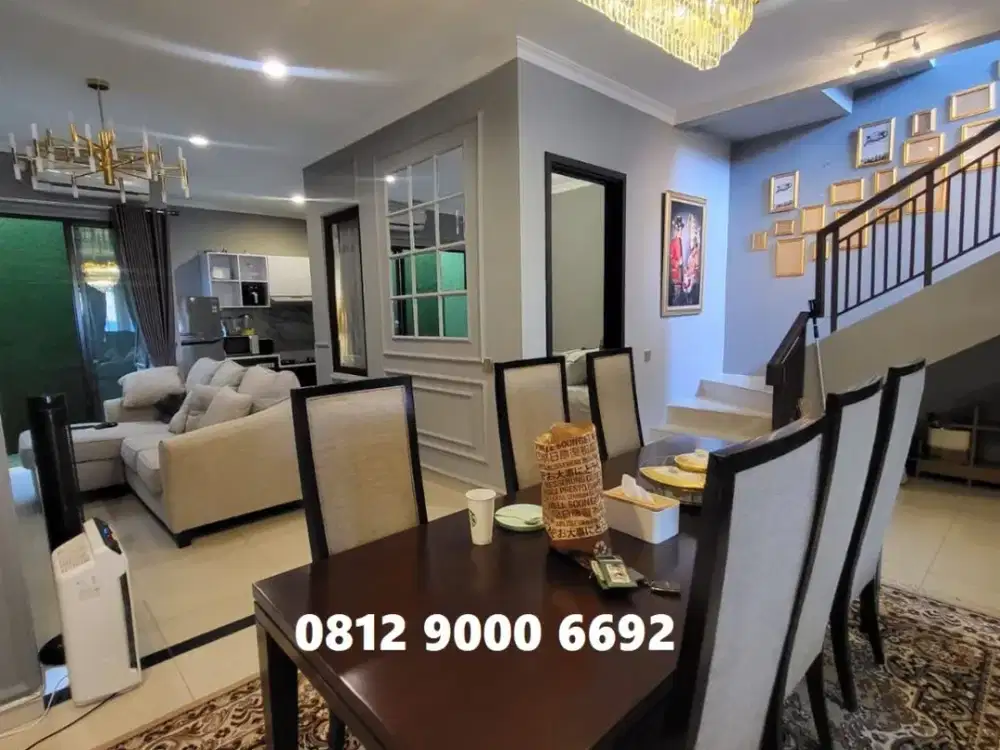 Dijual Rumah Furnished Mewah The Eminent BSD City Tangerang Illustria
