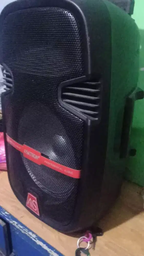 Speaker aktiv asatron mulus ,komplit dan sangat bagus bisa nego