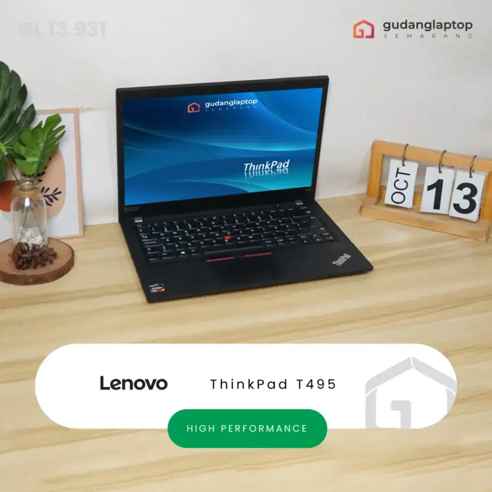 LENOVO ThinkPad T495
AMD Ryzen 7 Pro - 3700U RAM 16GB / SSD 1TB