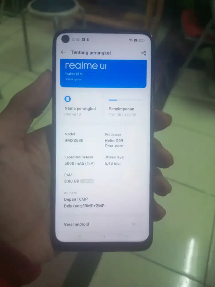 Realme 10 4G Batangan 8+8/128
