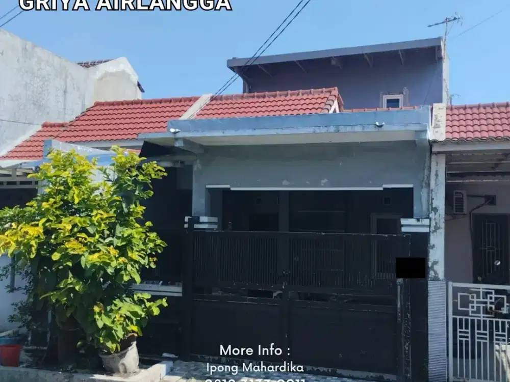 Rumah Surabaya di Perum Griya Airlangga Wonorejo Selatan