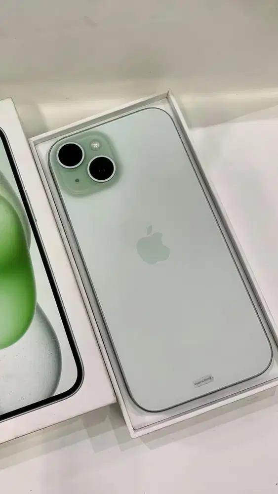 iPhone 15 128 gb iBox bh 91% garansi aktif like new