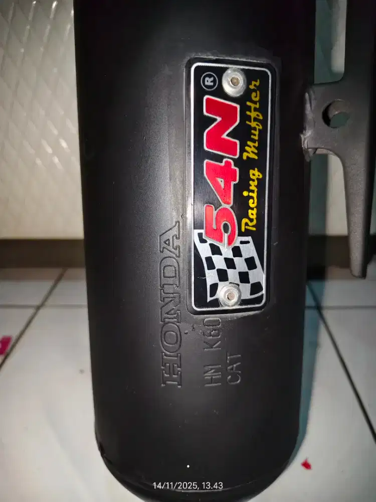 Knalpot 54N/vario 125/150