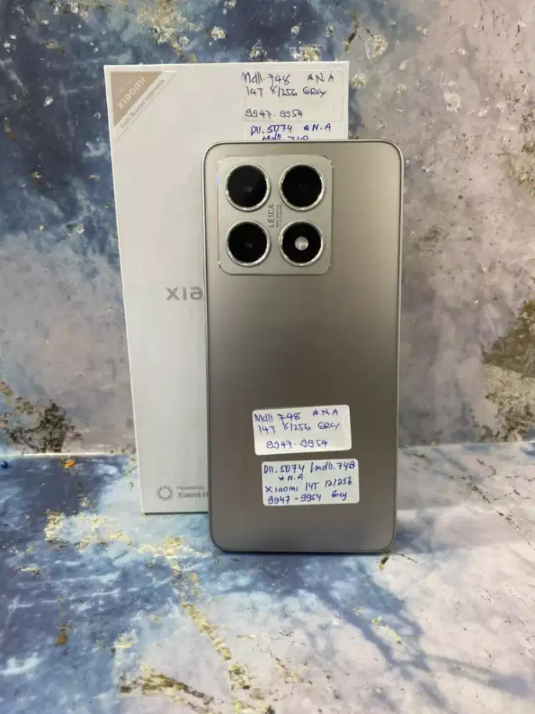 Di jual HP XIAOMI MI 14 T GREY RAM 12GB ROM 256GB