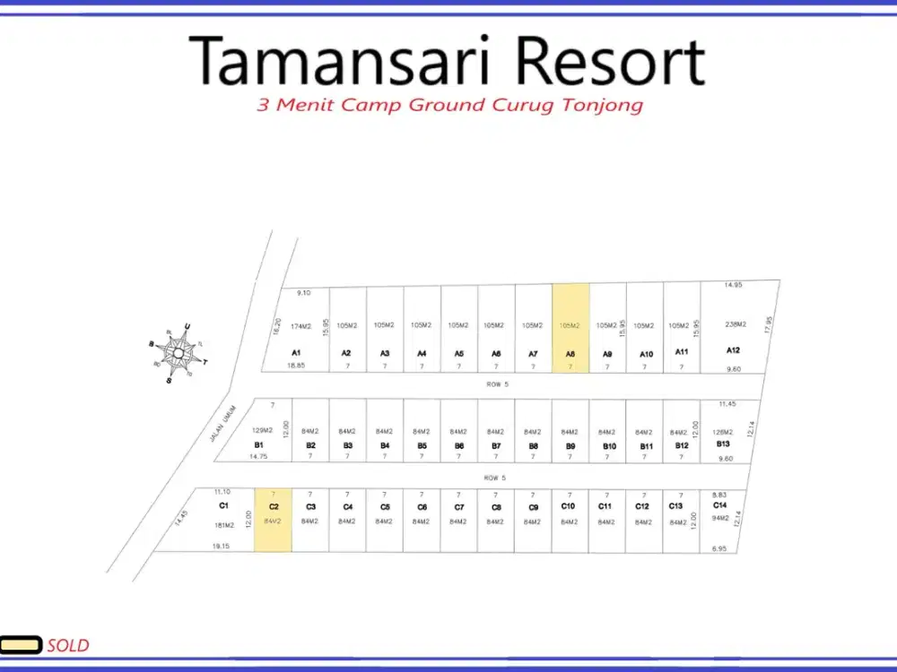 Dekat Puskesmas Tamansari, Tanah Murah Cocok Rumah Santai