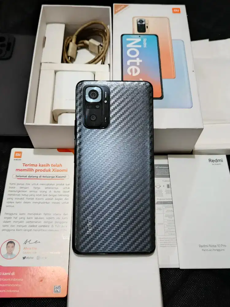 Redmi Note 10 Pro Nfc 6+5/128 Fullset Full Orian