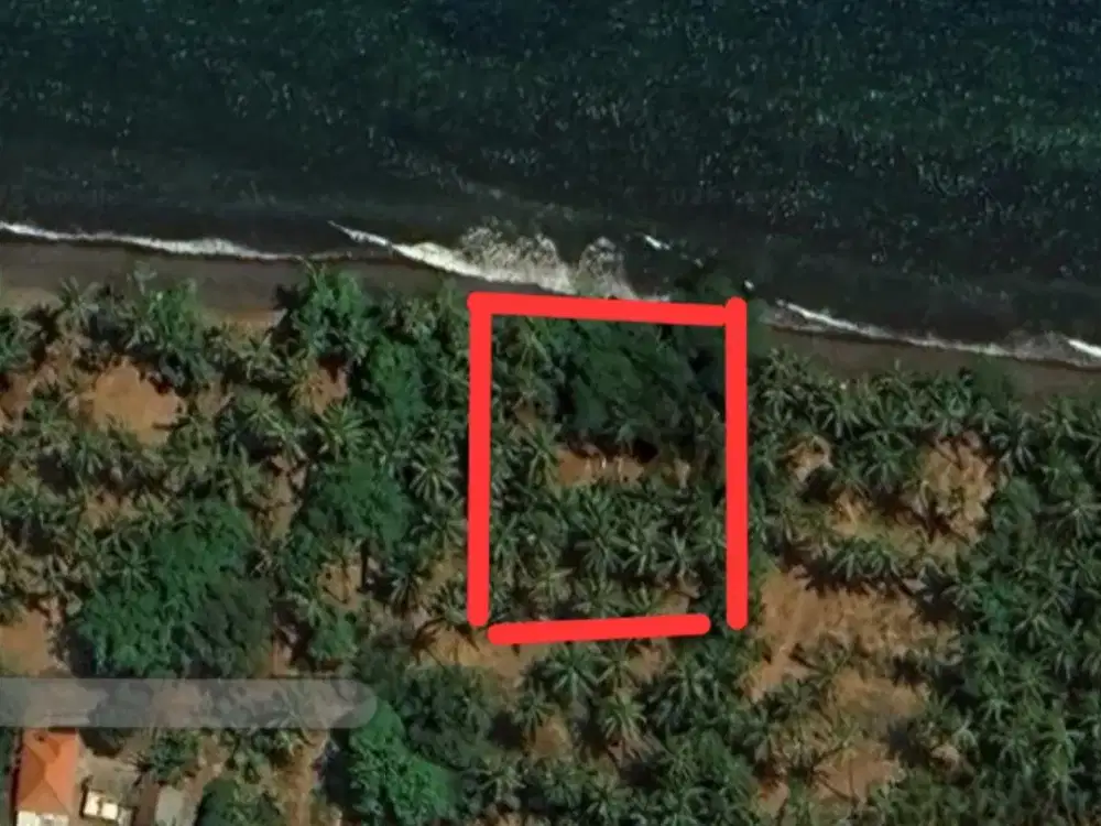 Land for sale beach front at north Bali