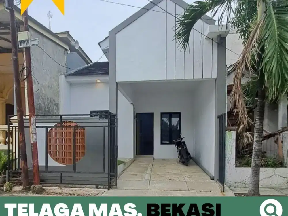 Rumah dijual Baru, Langsung Huni, Telaga Mas, 4 Menit Summarecon Bekasi